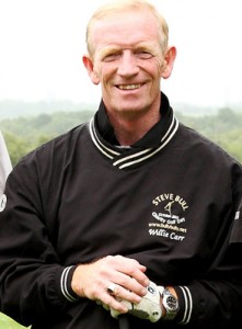 Willie Carr in recent years, at a golf day bearing the name of a latter-day Wolves star. Picture courtesy of Tony Thomas.